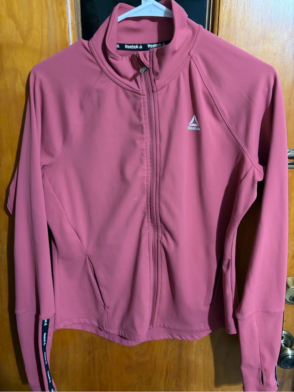 Reebok Women's Dusty Rose Full-Zip Utility Jacket